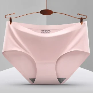 Solid Color Seamless Soft Panties