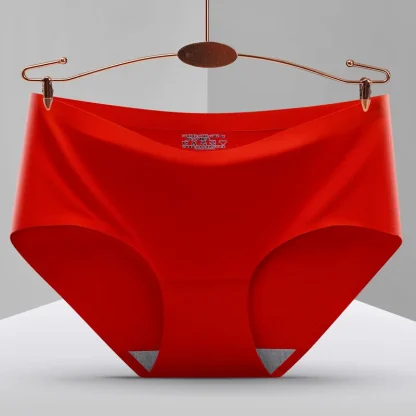 Solid Color Seamless Soft Panties - Image 4