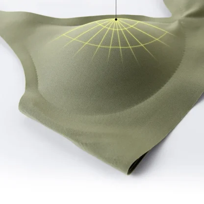 Non-wire Push Up Bra with V-neckline - Image 10