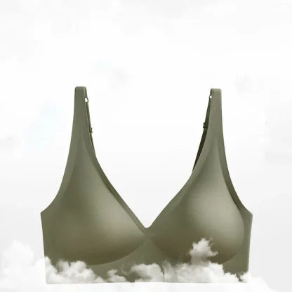Non-wire Push Up Bra with V-neckline - Image 9