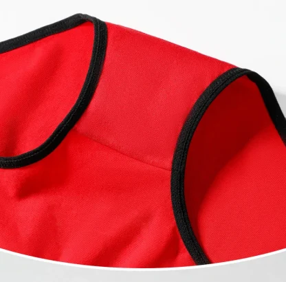 Red Seamless Panty with High-waist Design - Image 9