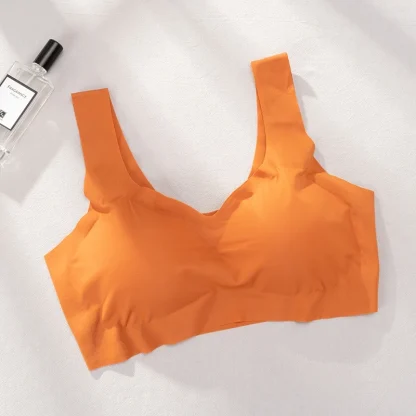 Soft Seamless Solid Bralette with Pad - Image 9