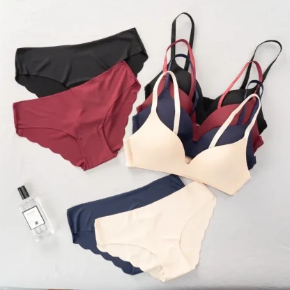Casual Push Up Lingerie Set with Seamless - Image 3