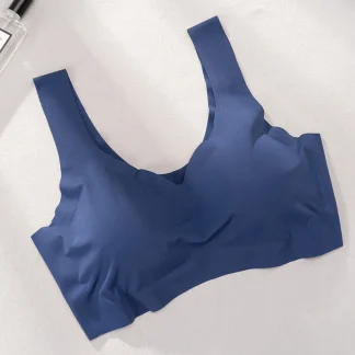 Soft Seamless Solid Bralette with Pad
