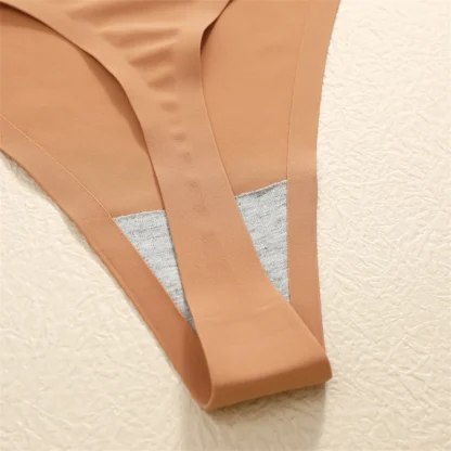 Thin Strap Seamless Thong with Neutral Color - Image 8