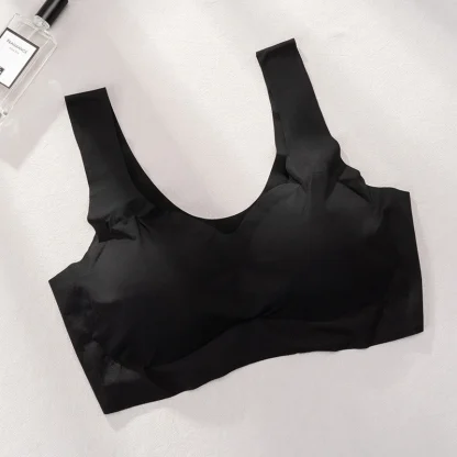 Soft Seamless Solid Bralette with Pad - Image 4
