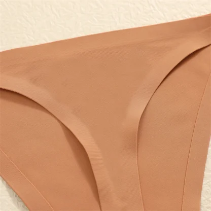 Thin Strap Seamless Thong with Neutral Color - Image 9