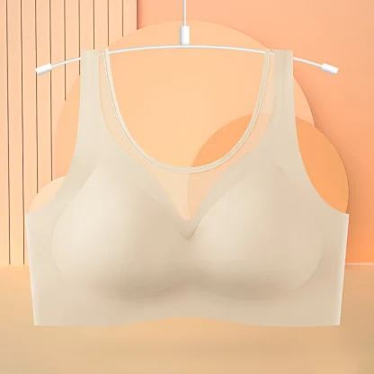 Comfortable Seamless Bra with Mesh Design - Image 5