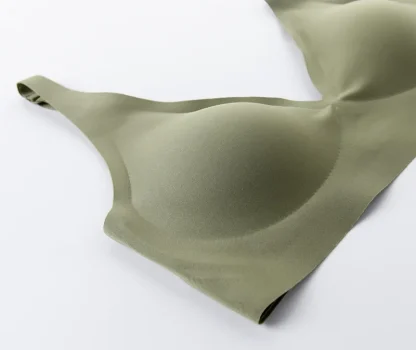 Push Up Seamless Bra with Solid Color - Image 7