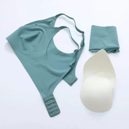 V-neck Padded Bra with Adjustable Strap - Image 4