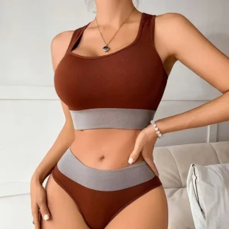 Comfortable Sports Seamless Underwear Set