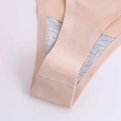 No Trace Thong with Solid Color Design - Image 5