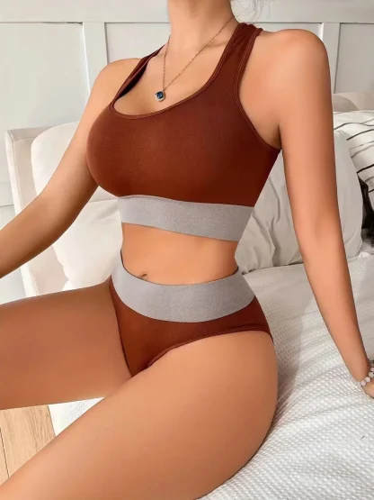 Comfortable Sports Seamless Underwear Set - Image 11