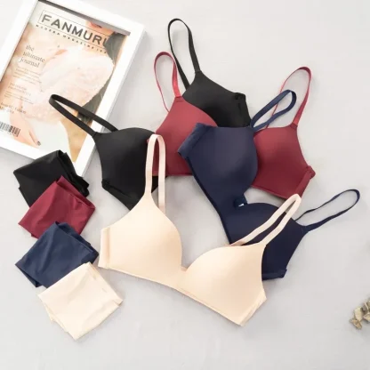 Casual Push Up Lingerie Set with Seamless - Image 2