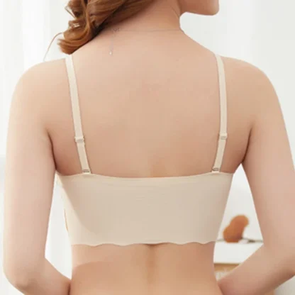 Sports Seamless Bra with Adjustable Strap - Image 3