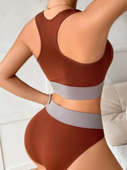 Comfortable Sports Seamless Underwear Set - Image 12