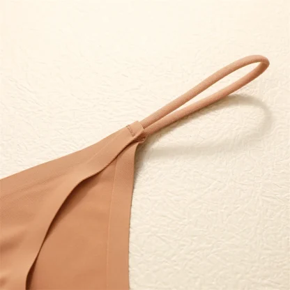 Thin Strap Seamless Thong with Neutral Color - Image 7