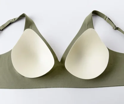 Push Up Seamless Bra with Solid Color - Image 10