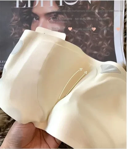 Anti-Slip Seamless Bra with Mesh Design - Image 7