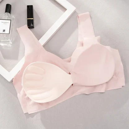 Soft Seamless Solid Bralette with Pad - Image 5