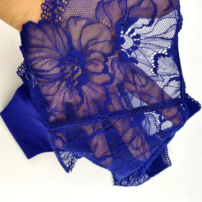 Seamless Sheer Lace Panty with Floral Design - Image 5