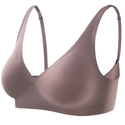 Non-wire Push Up Bra with V-neckline - Image 6