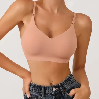 Push Up Seamless Bra with Removable Pad